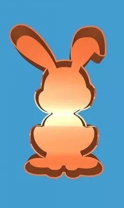MakeIT Easter Bunny Mold 3D model