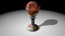 Mars Globe 3D model