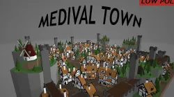 Medieval Village - Low poly Low-poly 3D model