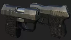 Micro Desert Eagle Low-poly 3D model