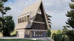 Mountain house 3D model
