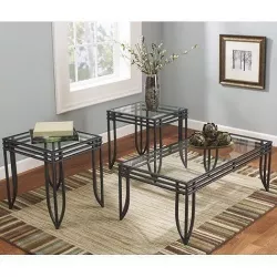Myra 3 Piece Coffee Table Set 3D model
