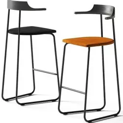 Neil David Cheers Upholstered Bar Stool 3D model
