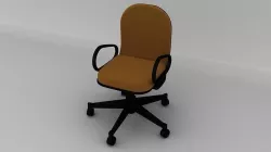 Office Chair Low-poly 3D model
