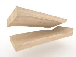 Old school shape skateboard mold- ready to be milled 3D model