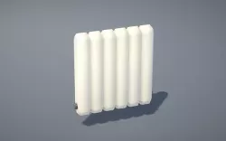 Old Vintage Radiator Low-poly 3D model