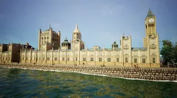 Palace of Westminster and Big Ben Low-poly 3D model Low-poly 3D model