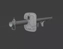 Panzerschreck Low-poly 3D model