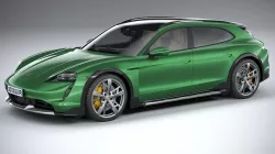 Porsche Taycan Turbo S Cross Turismo 2021 3D model