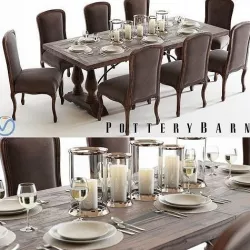 Pottery Barn Lorraine  Callahan 3D model