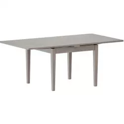 Pratico Dove Grey Extension Square Dining Table Open Low-poly 3D model