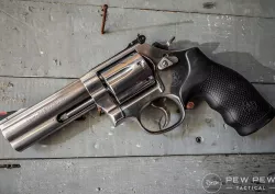 Revolver  Low-poly 3D model