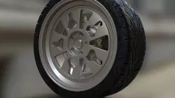 rims und tire BB tuning 3D model
