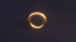Ring 3D Animation Loop 3D model