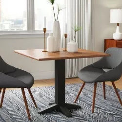 Runkle Dual Drop Leaf Solid Wood Dining Table 3D model