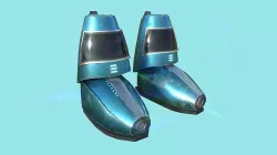 Sci-Fi Boots 04 - Character Design - Megaman Robot Style Low-poly 3D model