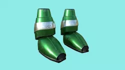 Sci-Fi Boots 05 - Character Design - Megaman Robot Style Low-poly 3D model