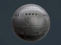 Sci-Fi Military Seamless PBR Texture 113 Texture