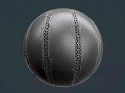 Sci-Fi Military Seamless PBR Texture 115 Texture