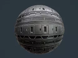 Sci-Fi Military Seamless PBR Texture 119 Texture