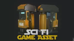 SciFi Gas Pump Texture