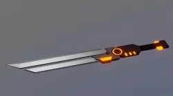 Scifi Sword Pack Low-poly 3D model