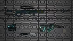 Scifi Weapons Low-poly 3D model