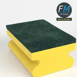 Scrub sponge 3D model