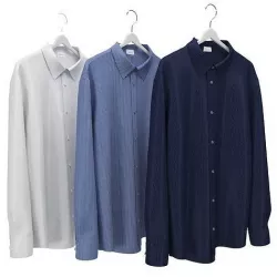 Shirts on hanger Set 1  3D model