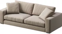 Sitka Boreal Gray Sofa 3D model