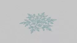 snowflake 3D model
