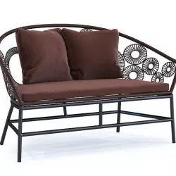 Sofa Ibiza Brown 3D model