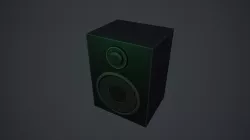 Speaker Low-poly 3D model