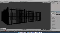 Spiked Fence 3D model