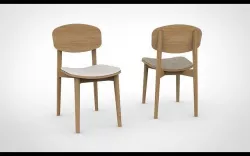 Sundae Dining Chair 3D model
