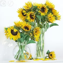 Sunflowers 3D model