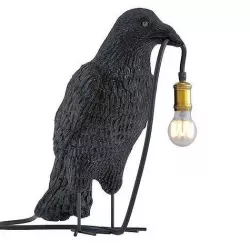 Table Lamp Crow Mat Black 3D model