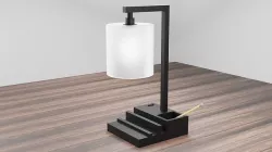 Table lamp loft style 3D model