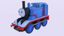  Thomas Train Locomotive 3D model