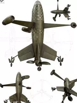 Thrust Wing Hunter 1944 Low-poly 3D model