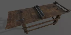 Torture Table 3D model  Low-poly 3D model