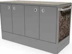 Trolley car bar 3D model