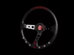 Vertex Seven Star Steering Wheel Low-poly 3D model