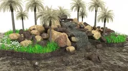 Waterfall 3D model