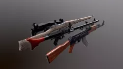 Weapon Pack 3D model