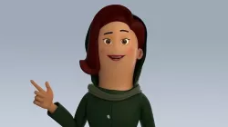 women Rigged Low-poly 3D model