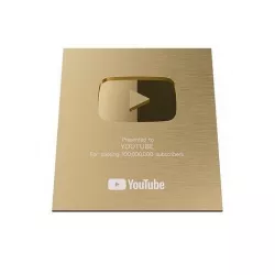 Youtube Gold Play Button 3D model