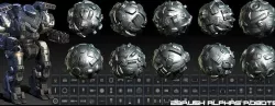 Zbrush Alphas Robots Texture