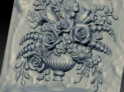 3D FLOWER VASE  3D model