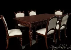 3D model of a dining table 3D model